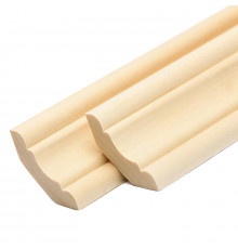 Плинтус осина 40х40 сорт Экстра, длина 1,8 - 3 м