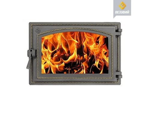 Дверка каминная ВЕЗУВИЙ 230 (Бронза)