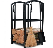 Дровница с каминным набором Ковкоград ДКН-001