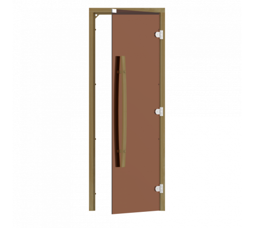 Дверь SAWO 741-3SGD-R-1 7/19 правая, (стекло бронза, коробка кедр)