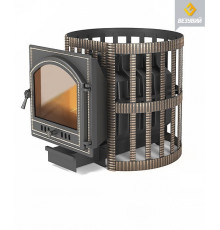 Чугунная печь ВЕЗУВИЙ Легенда Ретро 24 Ковка (205)