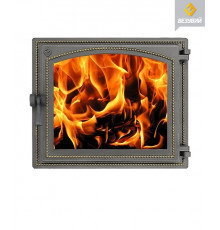 Дверка каминная ВЕЗУВИЙ 240  (Бронза)