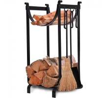 Дровница с каминным набором Ковкоград ДКН-002