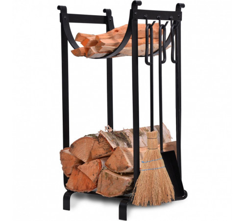 Дровница с каминным набором Ковкоград ДКН-002
