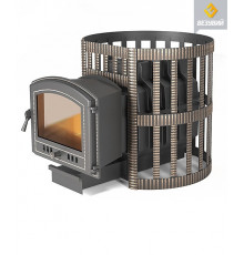 Чугунная печь ВЕЗУВИЙ Легенда Ретро 24 Ковка (224)