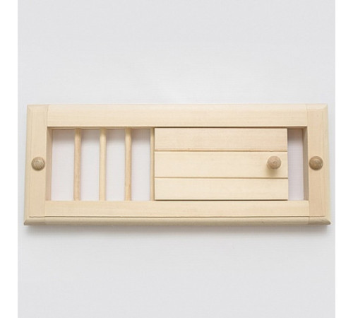 Вент. решетка с задвижкой малая М-16