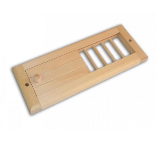 Вент. решетка с задвижкой малая М-16