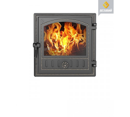 Дверка каминная ВЕЗУВИЙ 280 (Бронза)