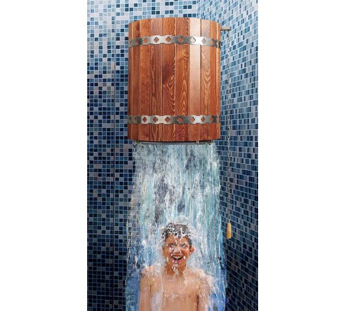 Обливное устройство «Ливень» мини, 36 л., сосна красная