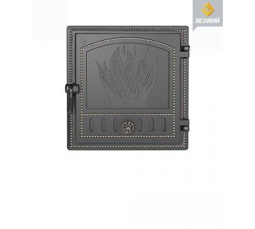 Дверка каминная ВЕЗУВИЙ 281 (Бронза)