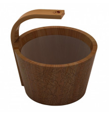 Шайка 4 л. Sawo 342-D-DRF (кедр)