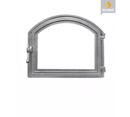 Дверка каминная ВЕЗУВИЙ 217 (не крашенная, без стекла)