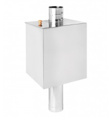 Бак для воды Везувий 55 л на трубе Ø 115 мм (прямоугольный)