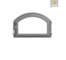 Дверка каминная ВЕЗУВИЙ 222 (не крашенная, без стекла)