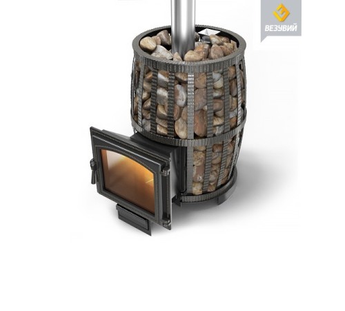 Чугунная печь ВЕЗУВИЙ Легенда Русский пар Ковка 18 (240)