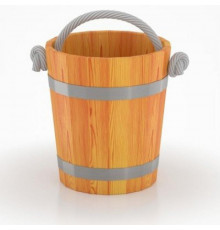 Ведро BentWood из натуральной лиственницы 12 л