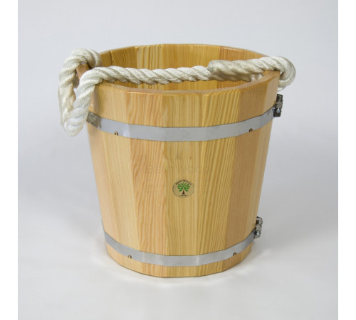 Ведро BentWood из натуральной лиственницы 12 л