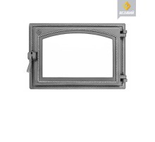 Дверка каминная ВЕЗУВИЙ 230 (не крашенная, без стекла)