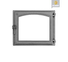 Дверка каминная ВЕЗУВИЙ 240 (не крашенная, без стекла)