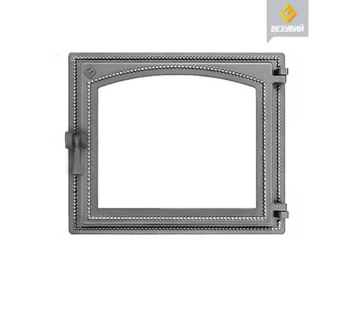 Дверка каминная ВЕЗУВИЙ 240 (не крашенная, без стекла)