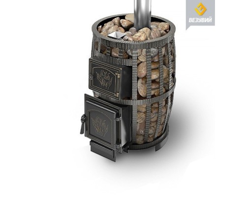Чугунная печь ВЕЗУВИЙ Легенда Русский пар Ковка 18 (271) Б/В