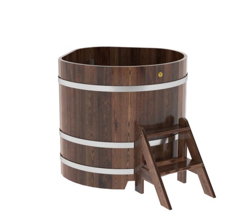 Купель угловая из лиственницы 1,03х1,03 H=1,0