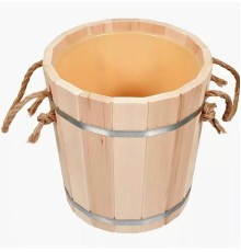 Запарник для бани из липы 25 л (с пластиковой вставкой)
