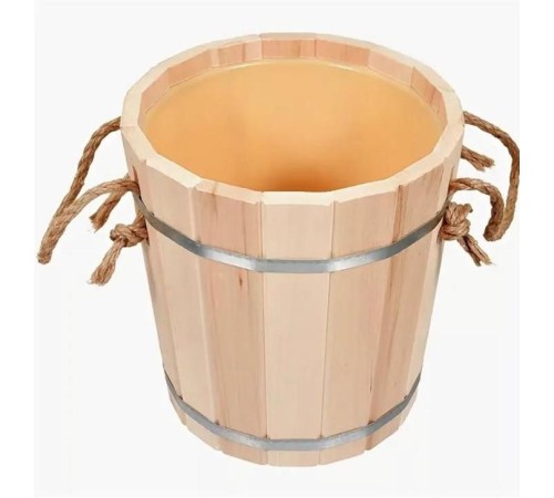 Запарник для бани из липы 25 л (с пластиковой вставкой)