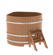 Купель угловая из дуба 1,19х1,19 H=1,0