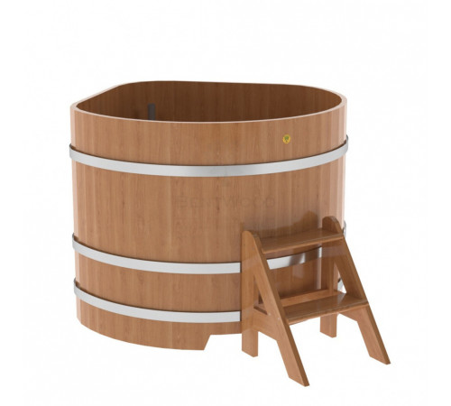 Купель угловая из дуба 1,19х1,19 H=1,0