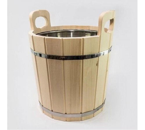 Запарник для бани из липы 12 л (с нержавеющей встайкой)