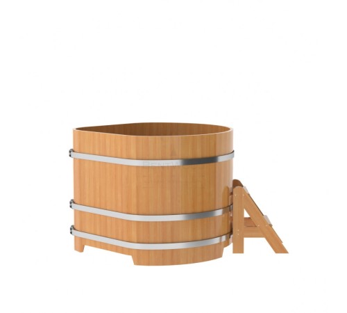 Купель угловая из лиственницы 1,19х1,19 H=1,0