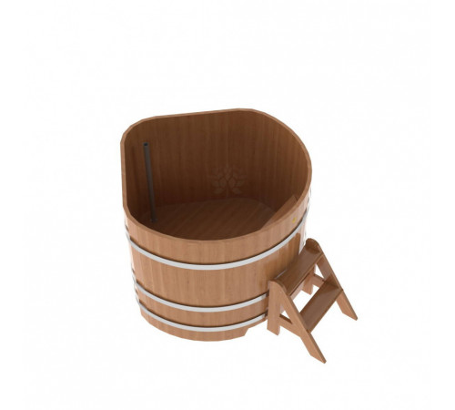 Купель угловая из дуба 1,37х1,37 H=1,0