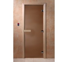 Дверь DoorWood "Теплая ночь" 1700х700 мм (матовое, бронза)