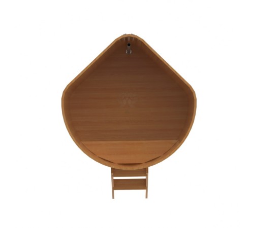 Купель угловая из лиственницы 1,37х1,37 H=1,0