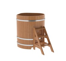 Купель угловая из дуба 1,03х1,03 H=1,20