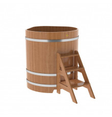 Купель угловая из дуба 1,03х1,03 H=1,20