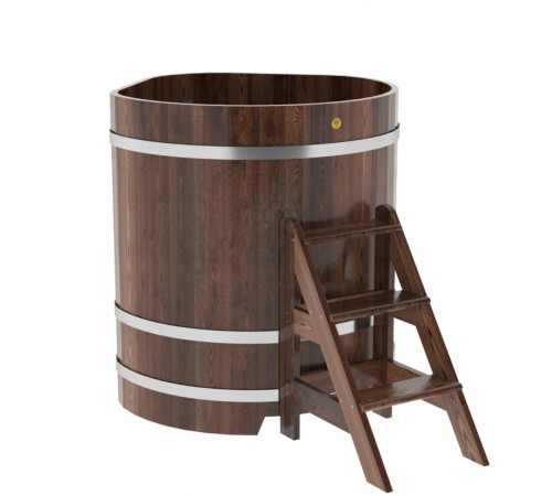 Купель угловая из лиственницы 1,03х1,03 H=1,20