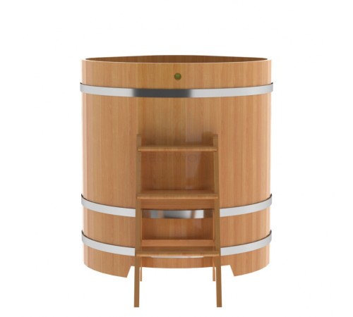 Купель угловая из лиственницы 1,03х1,03 H=1,20