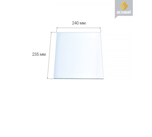 Стекло ВЕЗУВИЙ 210 на дверцу