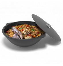 Казан чугунный Везувий 8л (БЕЗ КРЫШКИ)