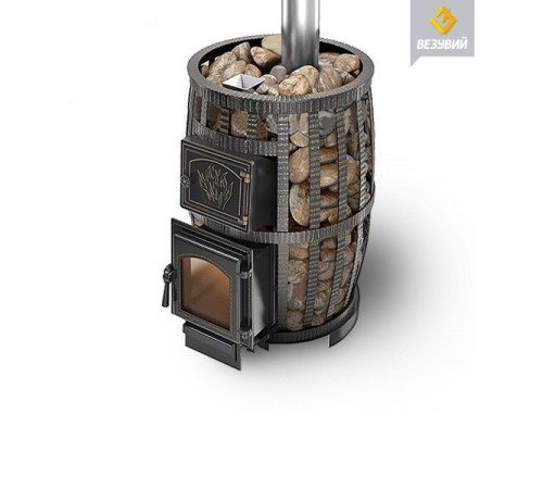 Чугунная печь ВЕЗУВИЙ Легенда Русский пар Ковка 24 (270) Б/В