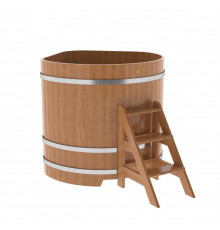 Купель угловая из дуба 1,19х1,19 H=1,20