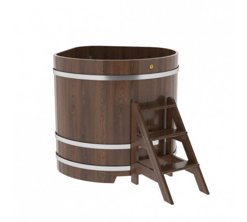 Купель угловая из дуба 1,19х1,19 H=1,20