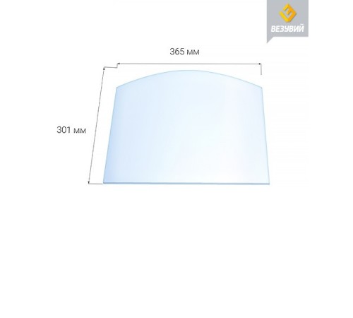 Стекло ВЕЗУВИЙ 217 Арка на дверцу