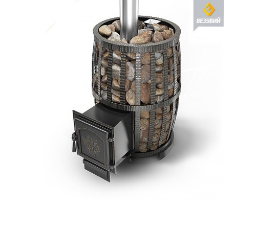 Чугунная печь ВЕЗУВИЙ Легенда Русский пар Ковка 24 (271)