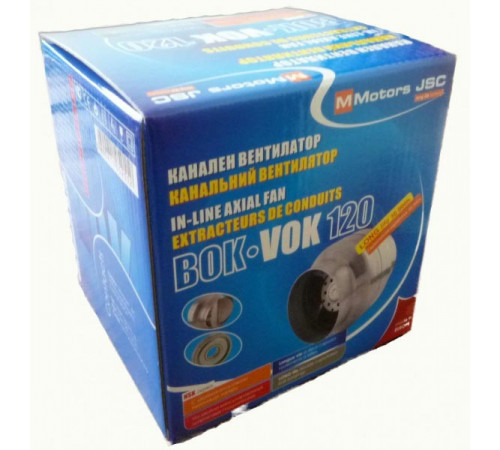 Вентилятор термостойкий ВОК VOK 120/100 Т 150 м³ в час, 220 вольт
