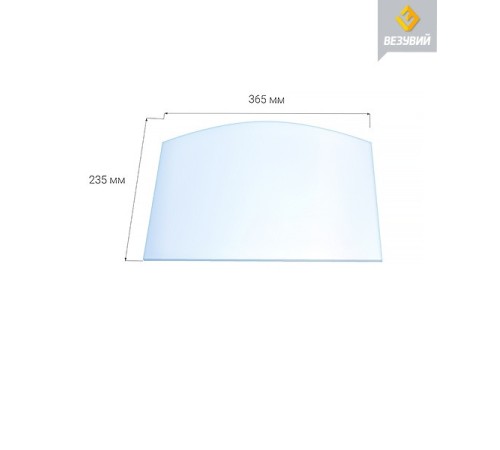 Стекло ВЕЗУВИЙ 222 Арка на дверцу