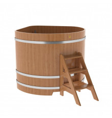 Купель угловая из дуба 1,37х1,37 H=1,20