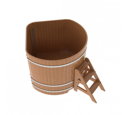 Купель угловая из дуба 1,37х1,37 H=1,20